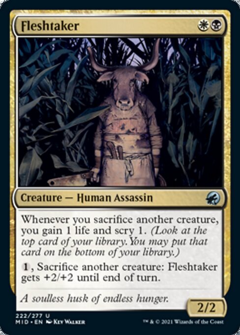 Fleshtaker (Innistrad: Midnight Hunt) Near Mint Foil