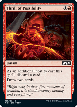 Thrill of Possibility (Magic 2021 Core Set) Near Mint