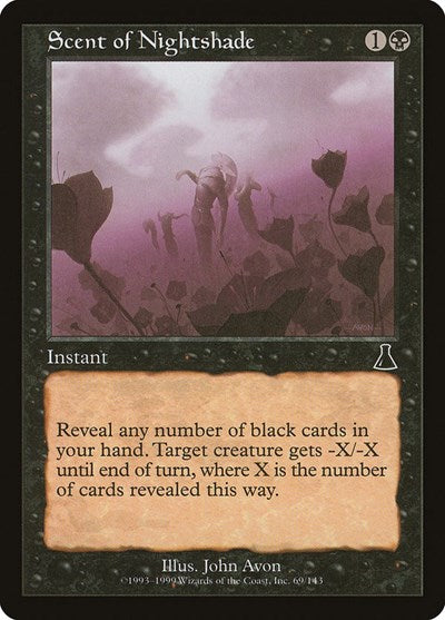 Scent of Nightshade (Urza's Destiny) Near Mint