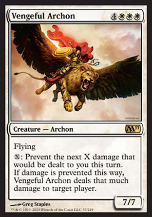 Vengeful Archon (Magic 2011 Core Set) Near Mint Foil