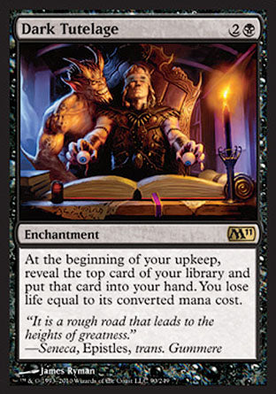 Dark Tutelage (Magic 2011 Core Set) Light Play