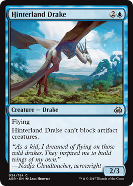 Hinterland Drake (Aether Revolt) Near Mint Foil
