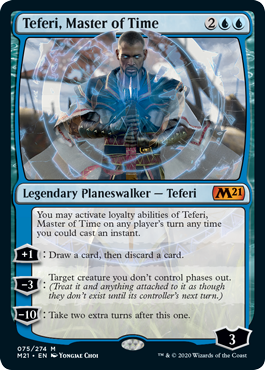 Teferi, Master of Time (75) (Magic 2021 Core Set) Near Mint