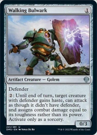 Walking Bulwark (Dominaria United) Near Mint Foil