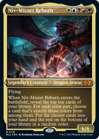 Niv-Mizzet Reborn (Foil Etched) (March of the Machine: Multiverse Legends) Near Mint
