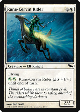 Rune-Cervin Rider (Shadowmoor) Near Mint