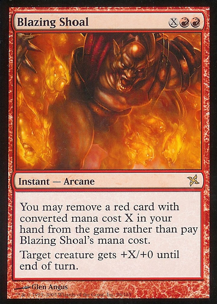 Blazing Shoal (Betrayers of Kamigawa) Near Mint Foil
