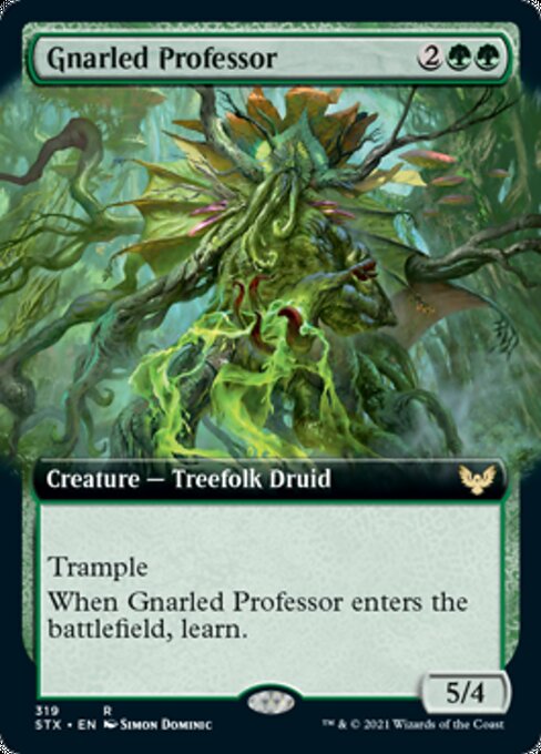 Gnarled Professor (Extended Art) (Strixhaven) Near Mint