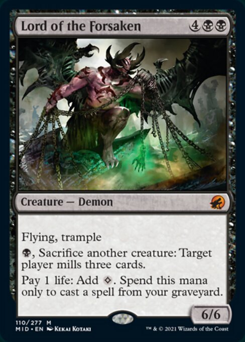 Lord of the Forsaken (Innistrad: Midnight Hunt) Near Mint Foil