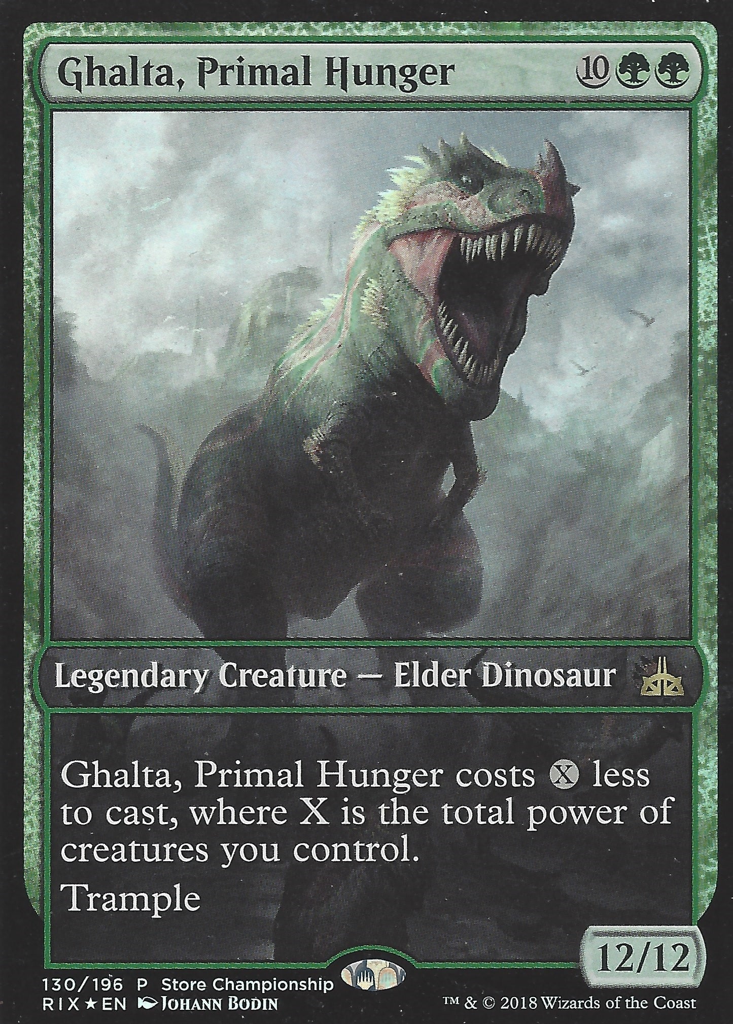 Ghalta Primal Hunger (Store Championship) (Promotional Cards) Near Mint Foil