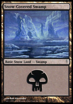 Snow-Covered Swamp (Coldsnap) Near Mint