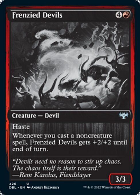 Frenzied Devils (Innistrad: Double Feature) Near Mint Foil