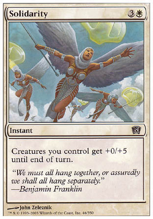 Solidarity (8th Edition) Near Mint Foil