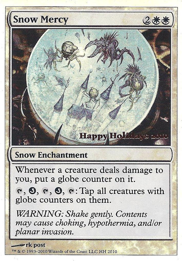 Snow Mercy (2010 Holiday Promo) (Promotional Cards) Near Mint Foil