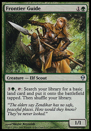 Frontier Guide (Zendikar) Near Mint Foil