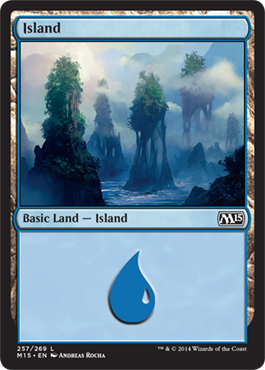 Island (257) (Magic 2015 Core Set) Near Mint Foil