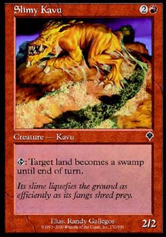 Slimy Kavu (Invasion) Near Mint Foil