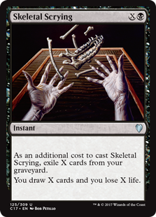 Skeletal Scrying (Commander 2017) Near Mint