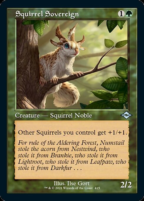 Squirrel Sovereign (Retro Frame) (Modern Horizons 2) Near Mint Foil