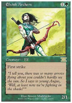 Elvish Archers (Classic 6th Edition) Light Play