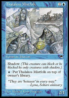 Thalakos Mistfolk (Tempest) Near Mint Chinese