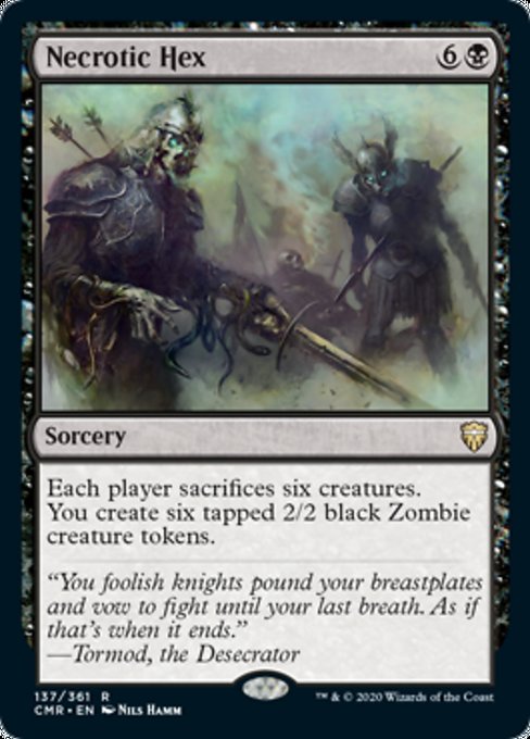 Necrotic Hex (Commander Legends) Near Mint Foil