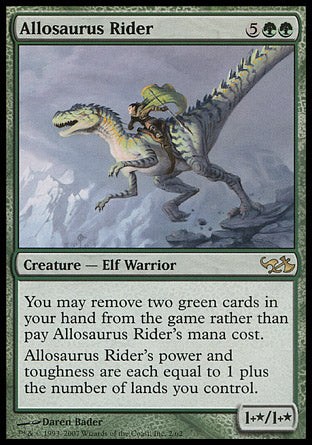 Allosaurus Rider (Duel Decks: Elves vs Goblins) Near Mint