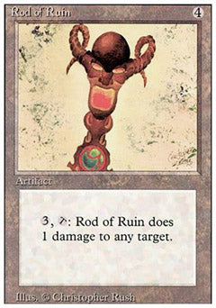 Rod of Ruin (Revised) Light Play
