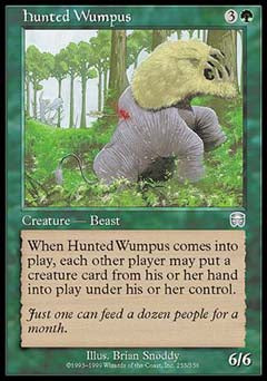Hunted Wumpus (Mercadian Masques) Near Mint