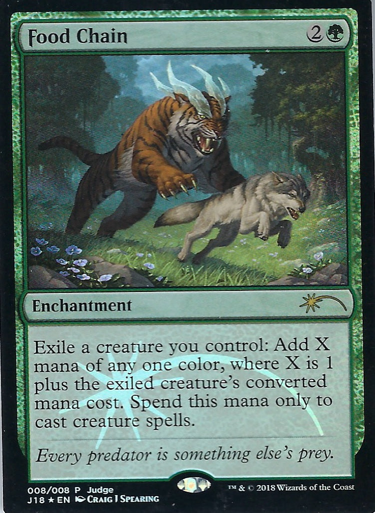 Food Chain Judge Promo (Promotional Cards) Near Mint Foil