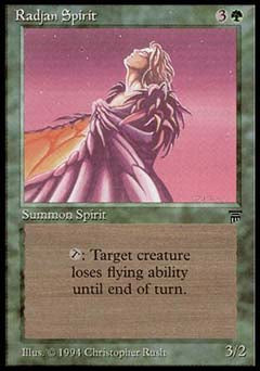 Radjan Spirit (Legends) Near Mint Italian