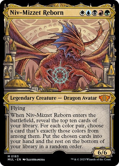 Niv-Mizzet Reborn (Halo Foil) (March of the Machine: Multiverse Legends) Near Mint