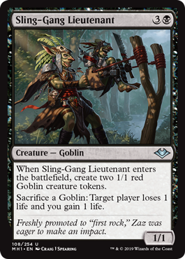 Sling-Gang Lieutenant (Modern Horizons) Near Mint