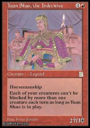 Yuan Shao, the Indecisive (Portal Three Kingdoms) Near Mint Japanese