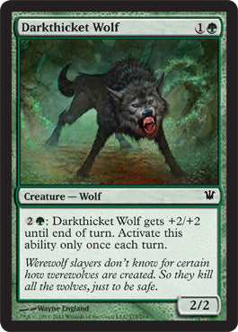 Darkthicket Wolf (Innistrad) Near Mint