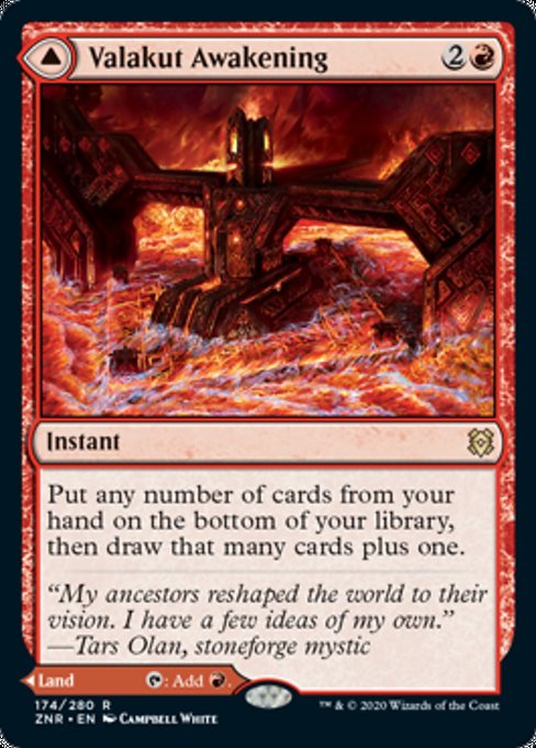 Valakut Awakening / Valakut Stoneforge (Zendikar Rising) Near Mint