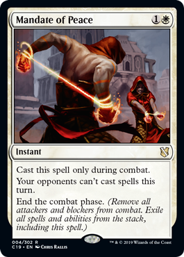 Mandate of Peace (Commander 2019) Near Mint