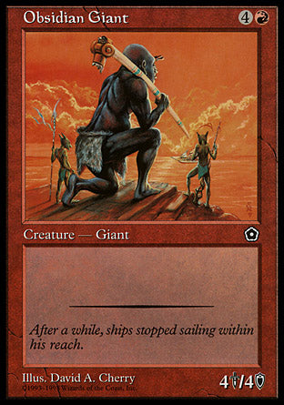 Obsidian Giant (Portal Second Age) Good