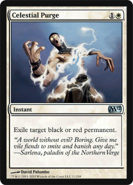 Celestial Purge (Magic 2012 Core Set) Near Mint Foil