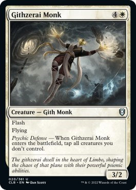 Githzerai Monk (Commander Legends: Battle for Baldur's Gate) Near Mint Foil