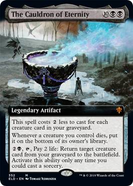 The Cauldron of Eternity (Extended Art) (Throne of Eldraine) Near Mint