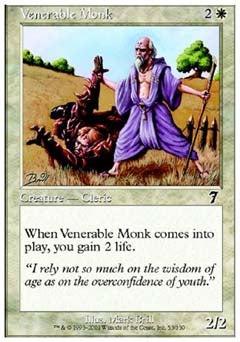 Venerable Monk (7th Edition) Near Mint Foil