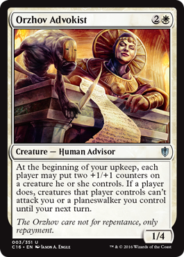Orzhov Advokist (Commander 2016 Edition) Near Mint