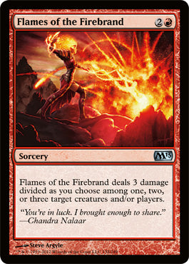 Flames of the Firebrand (Magic 2013 Core Set) Near Mint Foil