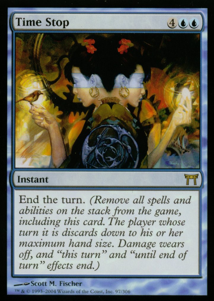 Time Stop (Champions of Kamigawa) Near Mint Foil