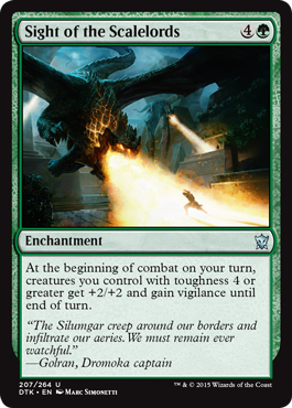 Sight of the Scalelords (Dragons of Tarkir) Near Mint