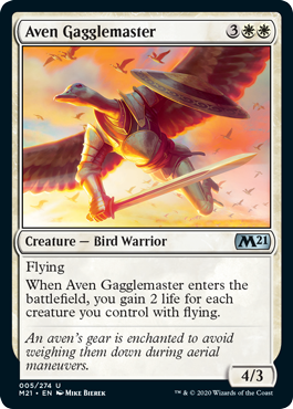 Aven Gagglemaster (Magic 2021 Core Set) Near Mint Foil