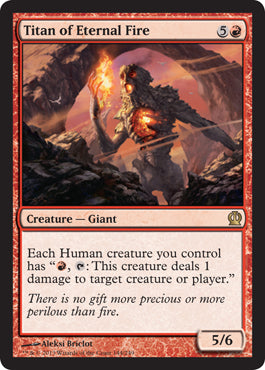 Titan of Eternal Fire (Theros) Near Mint Foil