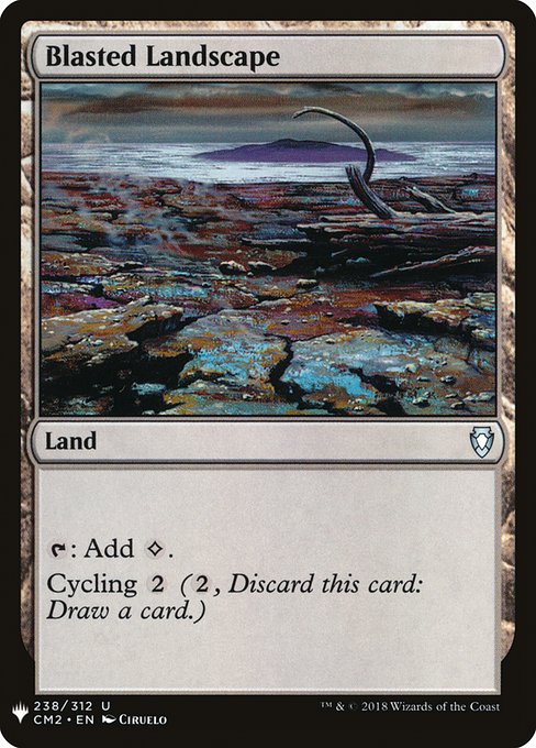 Blasted Landscape (Mystery Booster) Near Mint