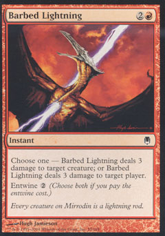 Barbed Lightning (Darksteel) Near Mint